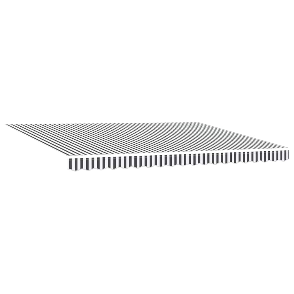 Luifel uittrekbaar 4,5x3 m stof en aluminium antraciet en wit is nu te koop bij PeponiXL, paradijselijk wonen!