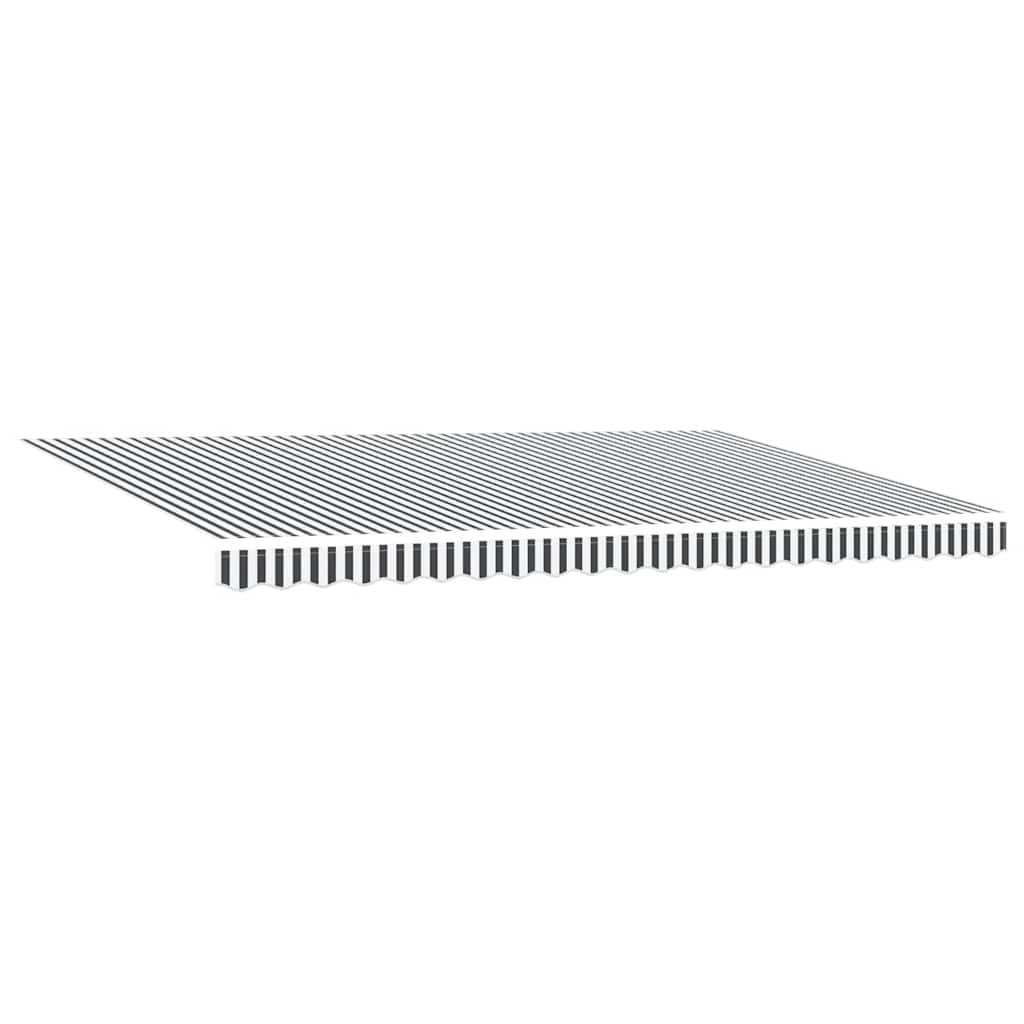 Luifel uittrekbaar 5x3 m stof en aluminium antraciet en wit is nu te koop bij PeponiXL, paradijselijk wonen!