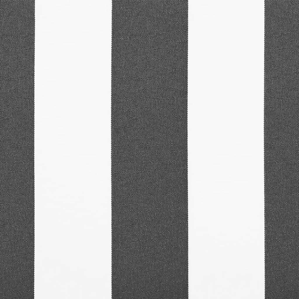 Luifel uittrekbaar 5x3 m stof en aluminium antraciet en wit is nu te koop bij PeponiXL, paradijselijk wonen!