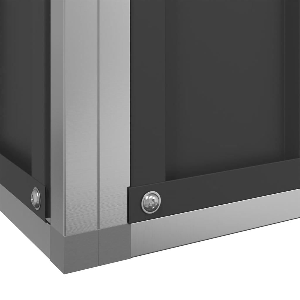 Volière met verlengstuk 626,5x107x212 m staal zilverkleurig is nu te koop bij PeponiXL, paradijselijk wonen!