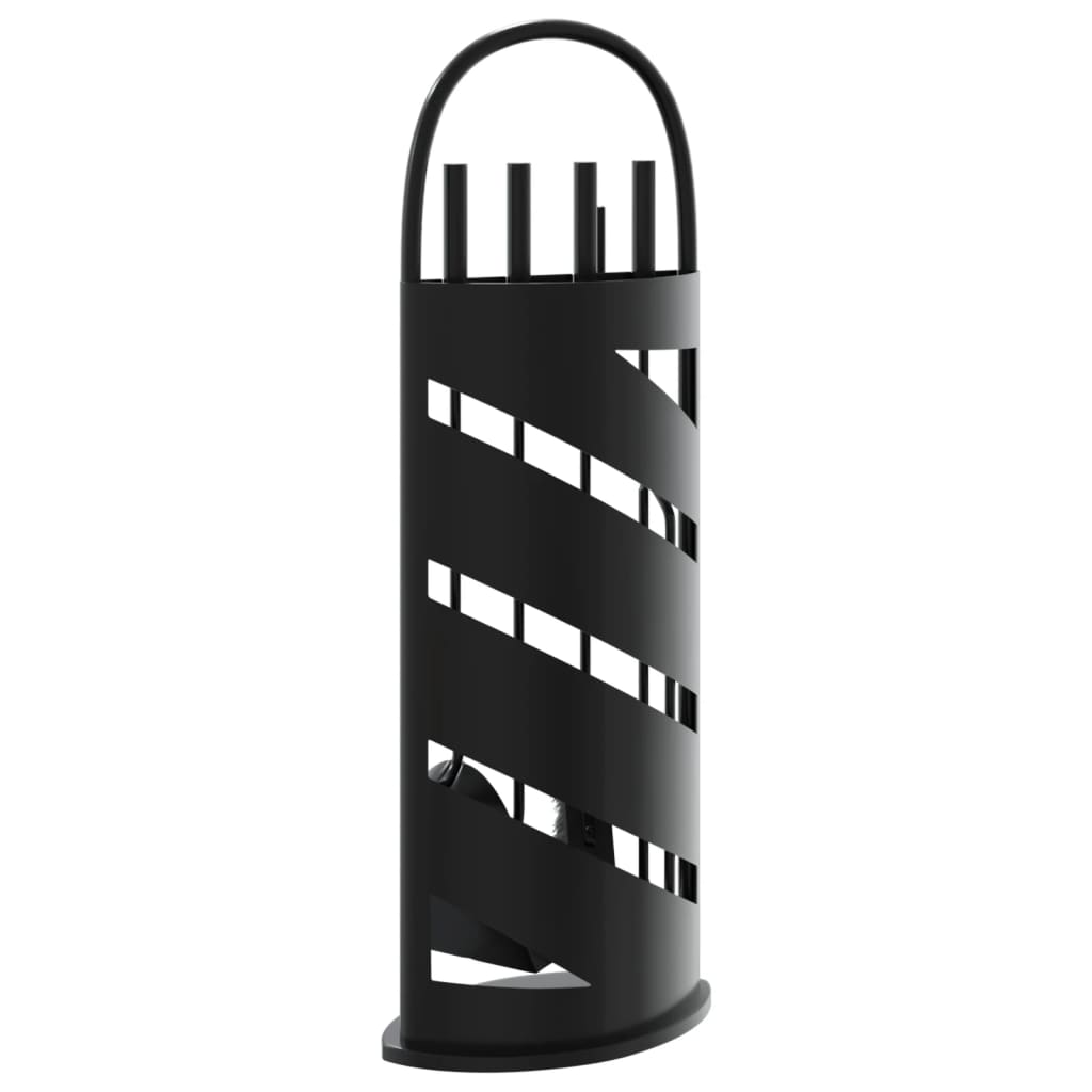 5-delige openhaardgereedschapset 23x15x66 cm staal is nu te koop bij PeponiXL, paradijselijk wonen!