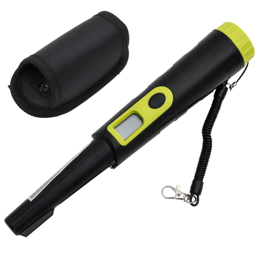 Pinpointer metaaldetector met LCD-scherm zwart en geel is nu te koop bij PeponiXL, paradijselijk wonen!