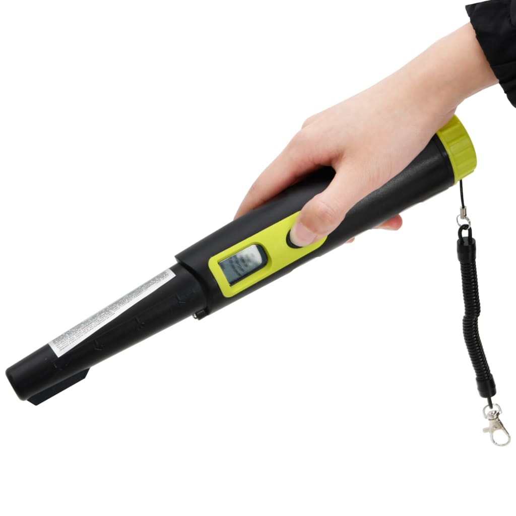 Pinpointer metaaldetector met LCD-scherm zwart en geel is nu te koop bij PeponiXL, paradijselijk wonen!