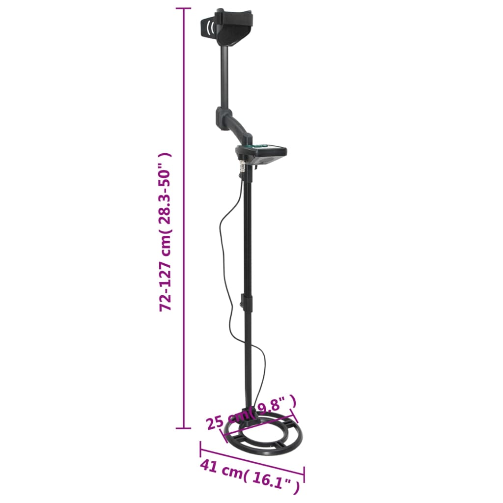 Metaaldetector met LCD-scherm 24 cm zoekdiepte is nu te koop bij PeponiXL, paradijselijk wonen!