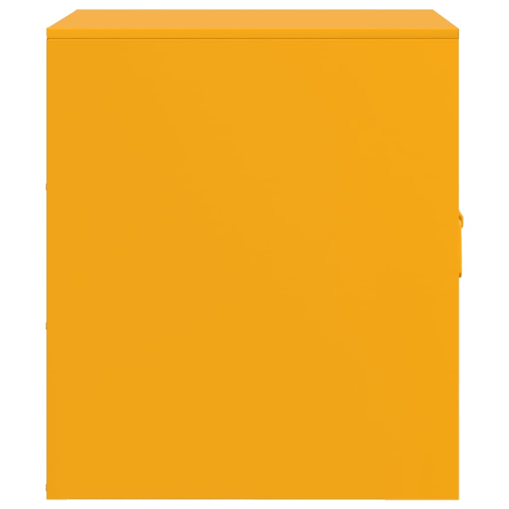 Nachtkastjes 2 st 34,5x39x44 cm staal mosterdgeel is nu te koop bij PeponiXL, paradijselijk wonen!