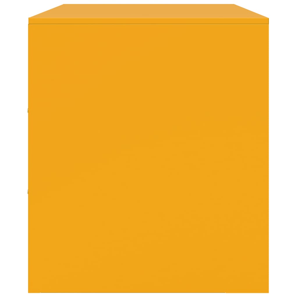 Tv-meubelen 2 st 67x39x44 cm staal mosterdgeel is nu te koop bij PeponiXL, paradijselijk wonen!