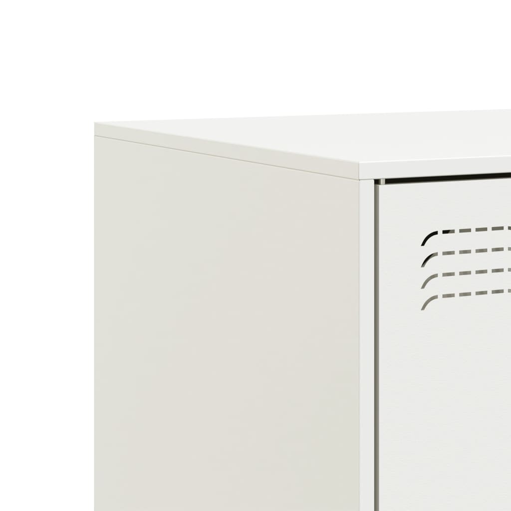 Tv-meubel 67x39x44 cm staal wit is nu te koop bij PeponiXL, paradijselijk wonen!