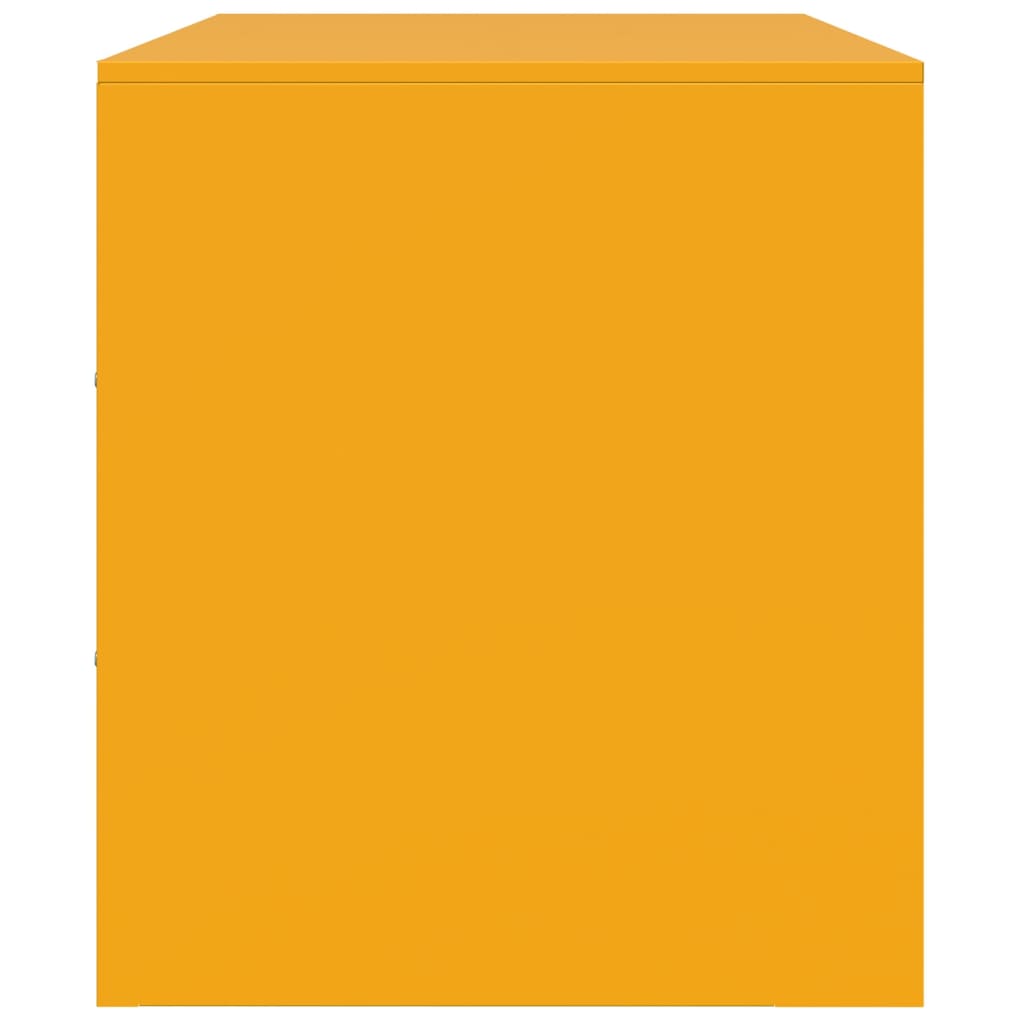 Tv-meubel 99x39x44 cm staal mosterdgeel is nu te koop bij PeponiXL, paradijselijk wonen!