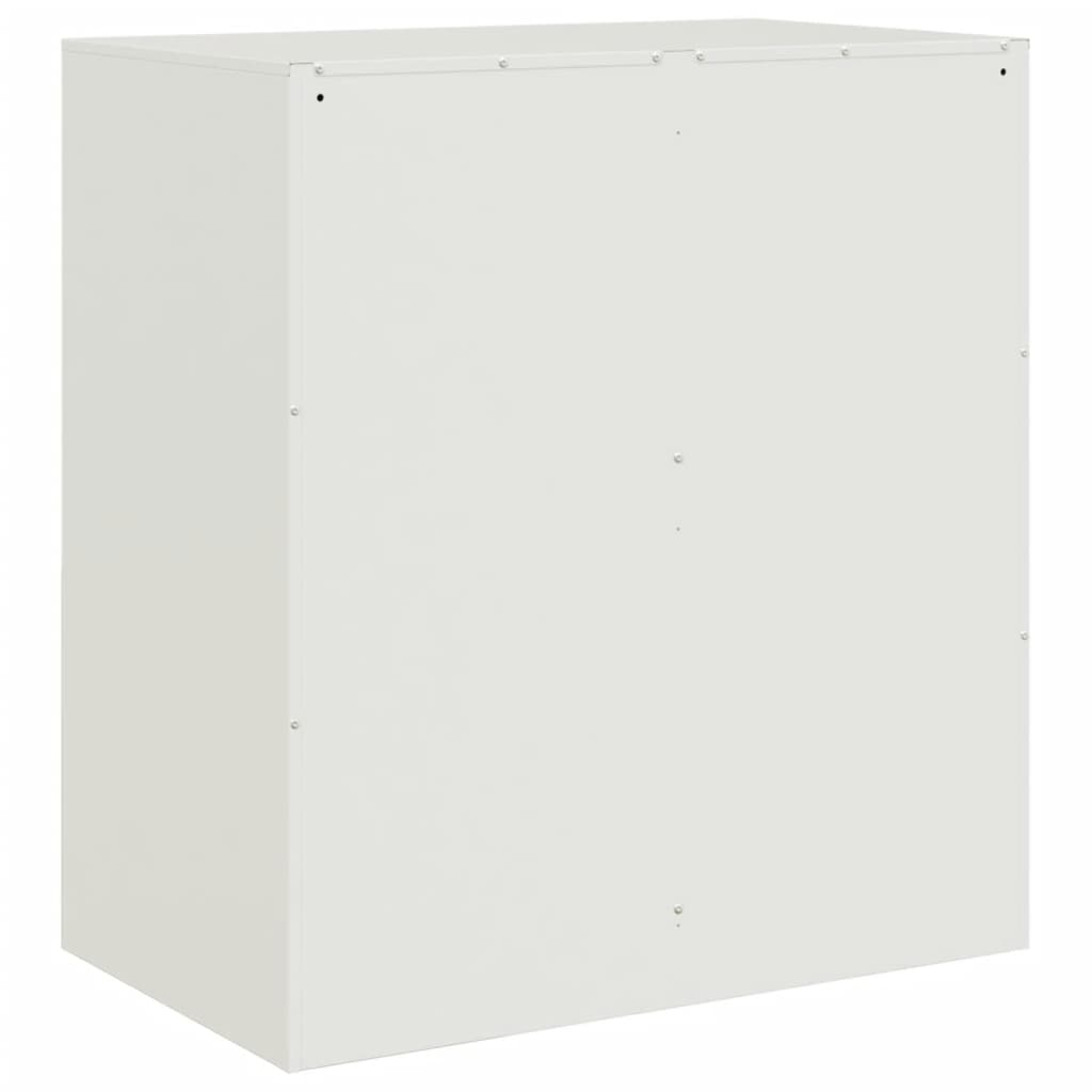 Dressoir 67x39x73 cm staal wit is nu te koop bij PeponiXL, paradijselijk wonen!