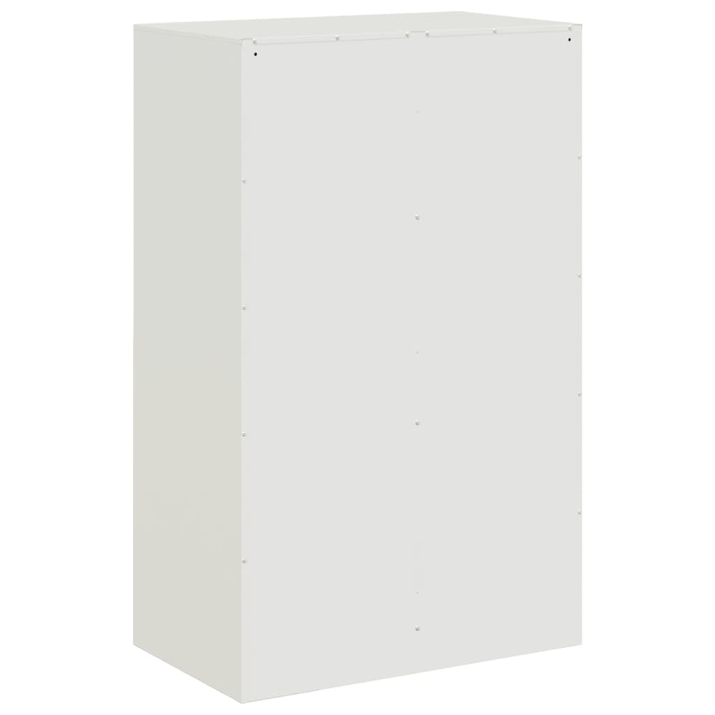Dressoir 67x39x107 cm staal wit is nu te koop bij PeponiXL, paradijselijk wonen!