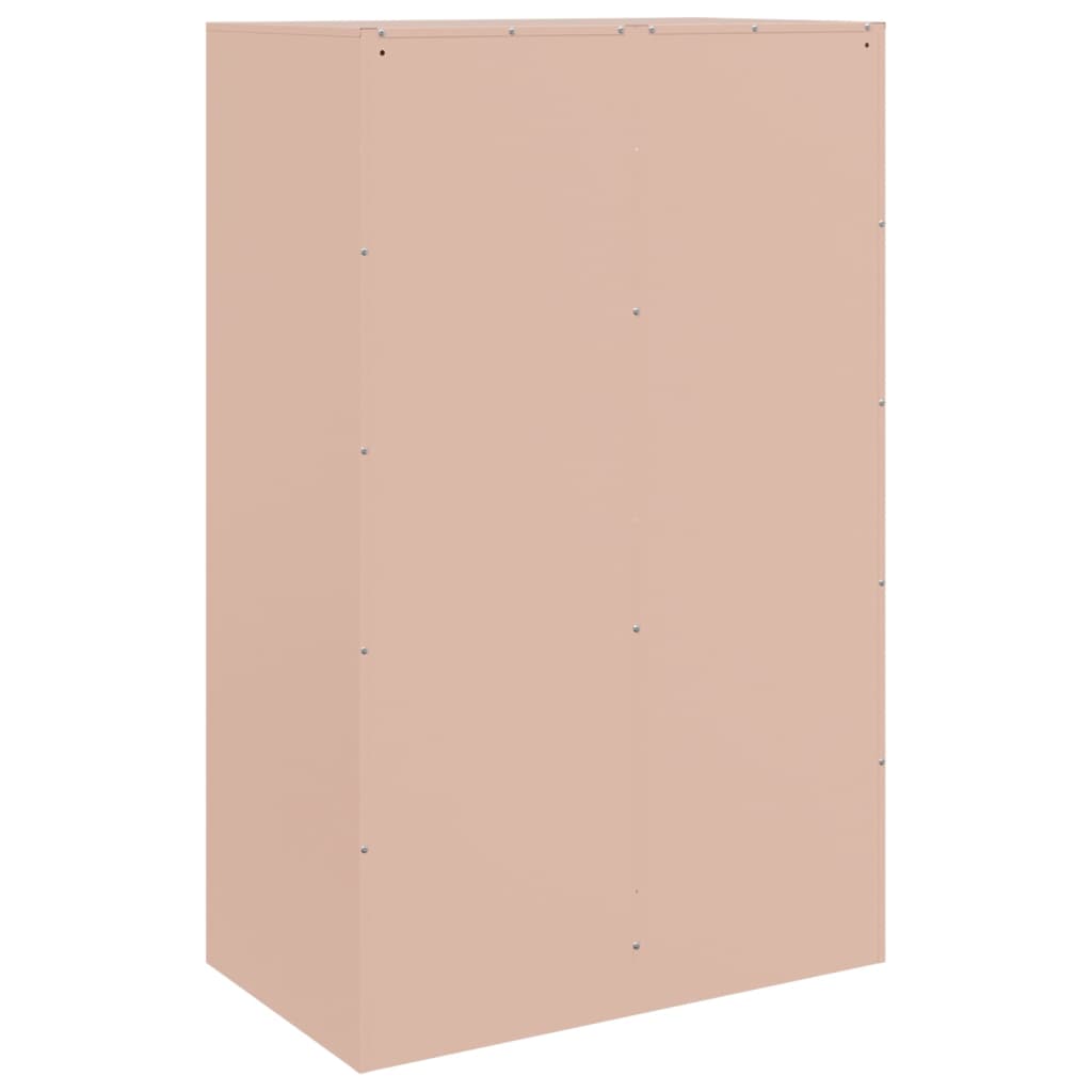 Dressoir 67x39x107 cm staal roze is nu te koop bij PeponiXL, paradijselijk wonen!