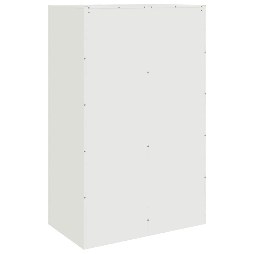 Dressoir 67x39x107 cm staal wit is nu te koop bij PeponiXL, paradijselijk wonen!