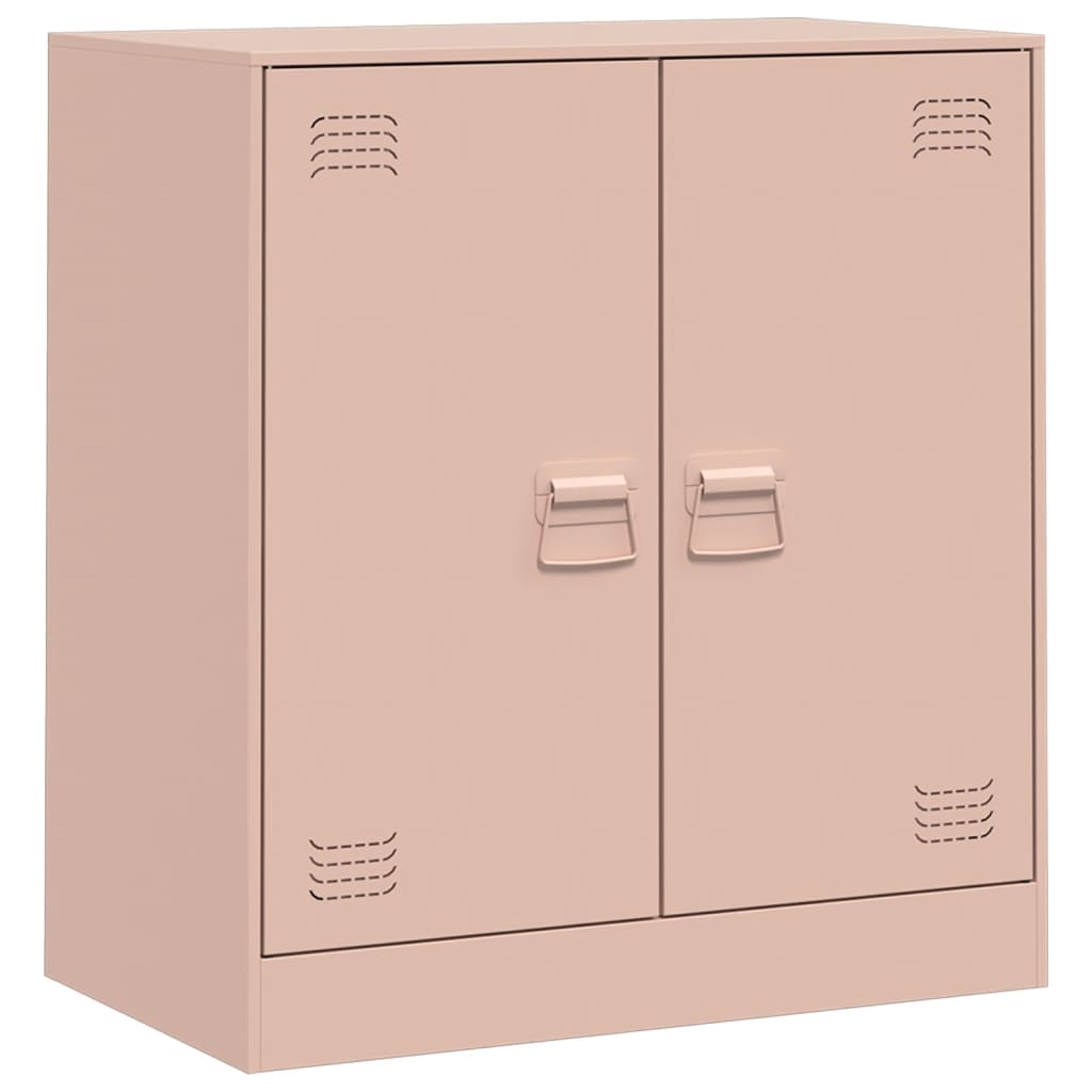 Dressoir 67x39x73 cm staal roze is nu te koop bij PeponiXL, paradijselijk wonen!