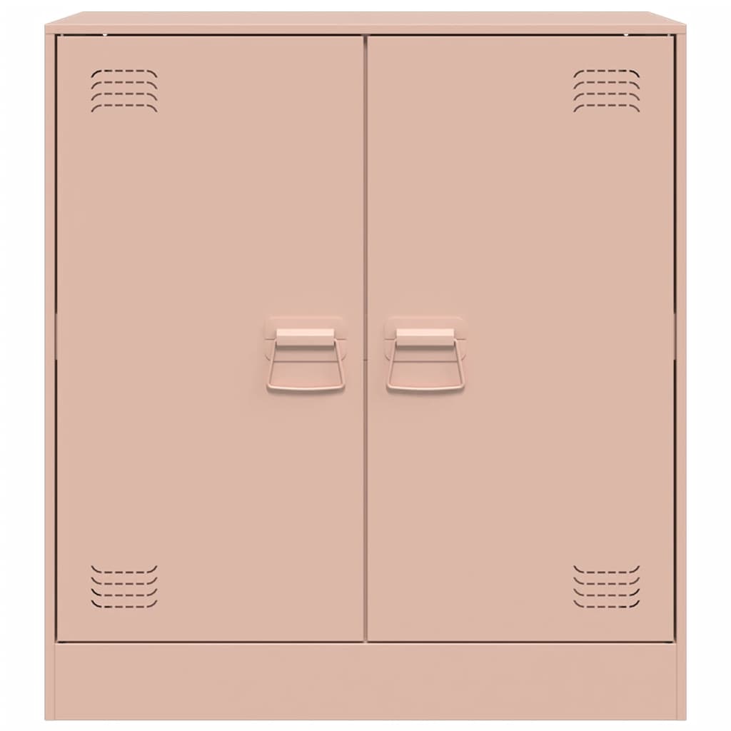 Dressoir 67x39x73 cm staal roze is nu te koop bij PeponiXL, paradijselijk wonen!