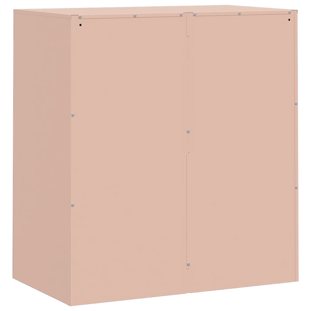 Dressoir 67x39x73 cm staal roze is nu te koop bij PeponiXL, paradijselijk wonen!