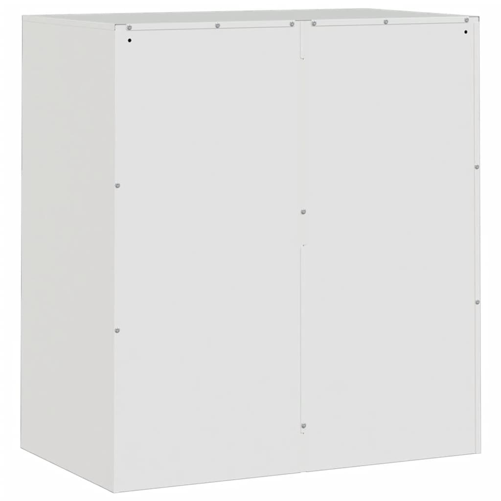 Dressoir 67x39x73 cm staal wit is nu te koop bij PeponiXL, paradijselijk wonen!
