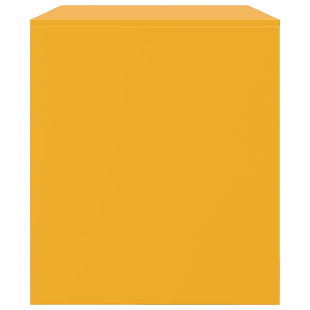 Tv-meubel 67x39x44 cm staal mosterdgeel is nu te koop bij PeponiXL, paradijselijk wonen!