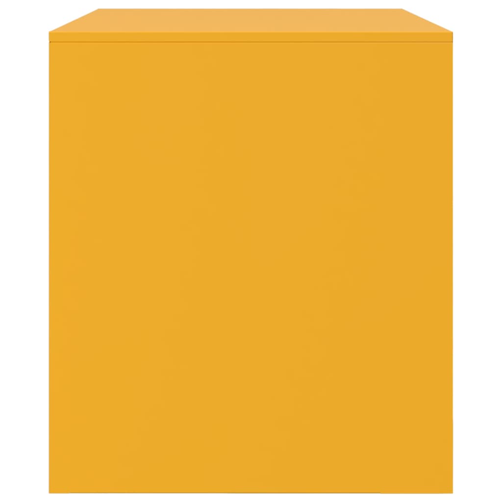 Tv-meubelen 2 st 67x39x44 cm staal mosterdgeel is nu te koop bij PeponiXL, paradijselijk wonen!