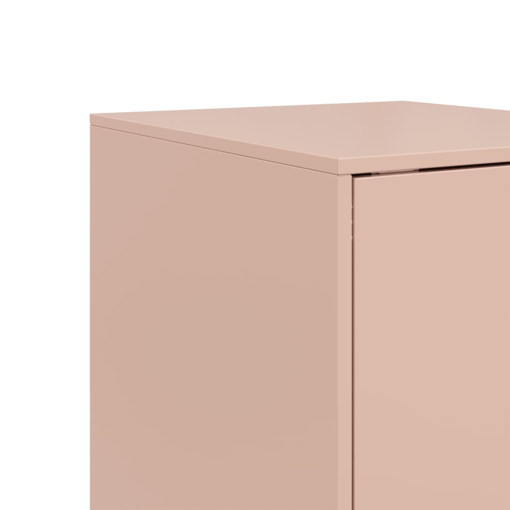 Dressoir 34,5x39x107 cm staal roze is nu te koop bij PeponiXL, paradijselijk wonen!