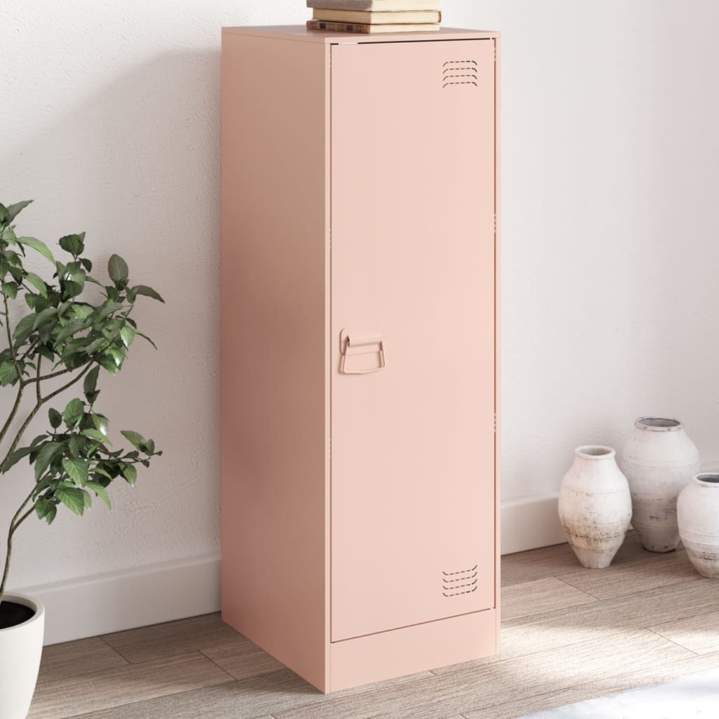 Dressoir 34,5x39x107 cm staal roze is nu te koop bij PeponiXL, paradijselijk wonen!