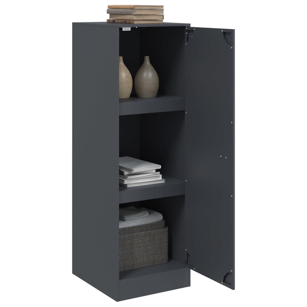 Dressoir 34,5x39x107 cm staal antracietkleurig is nu te koop bij PeponiXL, paradijselijk wonen!