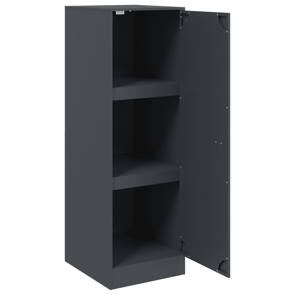 Dressoir 34,5x39x107 cm staal antracietkleurig is nu te koop bij PeponiXL, paradijselijk wonen!