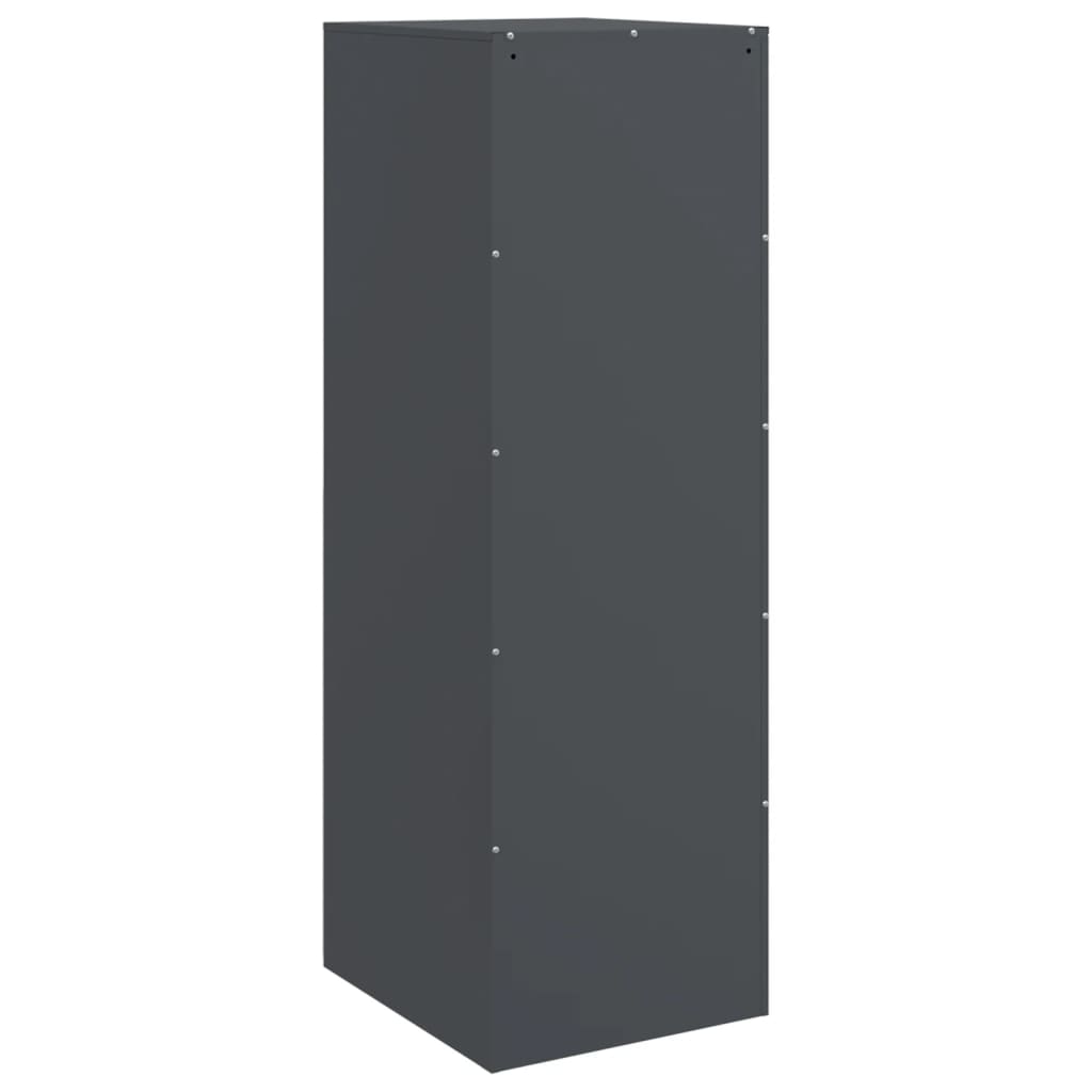 Dressoir 34,5x39x107 cm staal antracietkleurig is nu te koop bij PeponiXL, paradijselijk wonen!