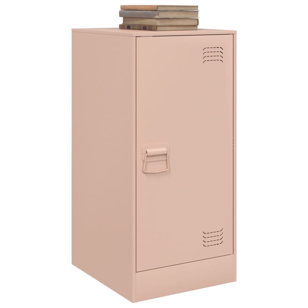 Dressoir 34,5x39x73 cm staal roze is nu te koop bij PeponiXL, paradijselijk wonen!