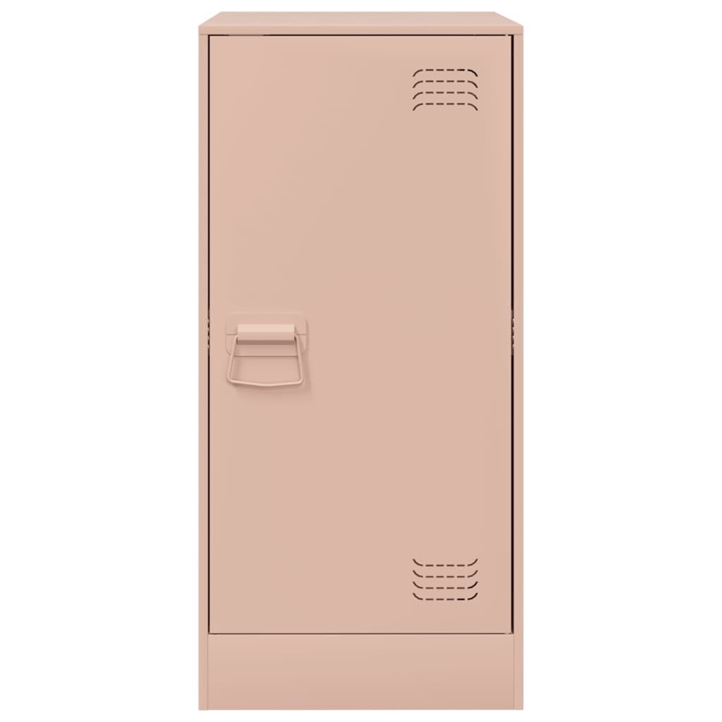 Dressoir 34,5x39x73 cm staal roze is nu te koop bij PeponiXL, paradijselijk wonen!