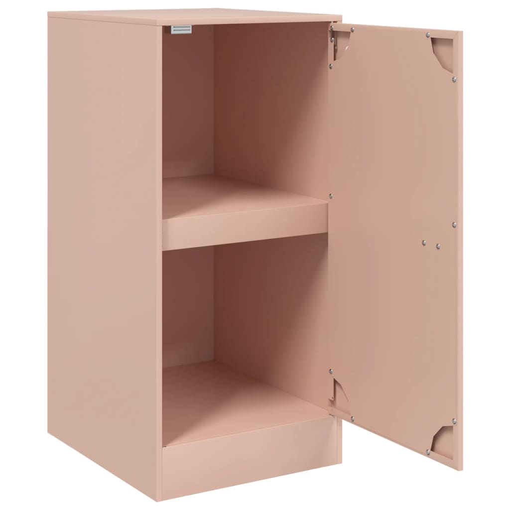 Dressoir 34,5x39x73 cm staal roze is nu te koop bij PeponiXL, paradijselijk wonen!