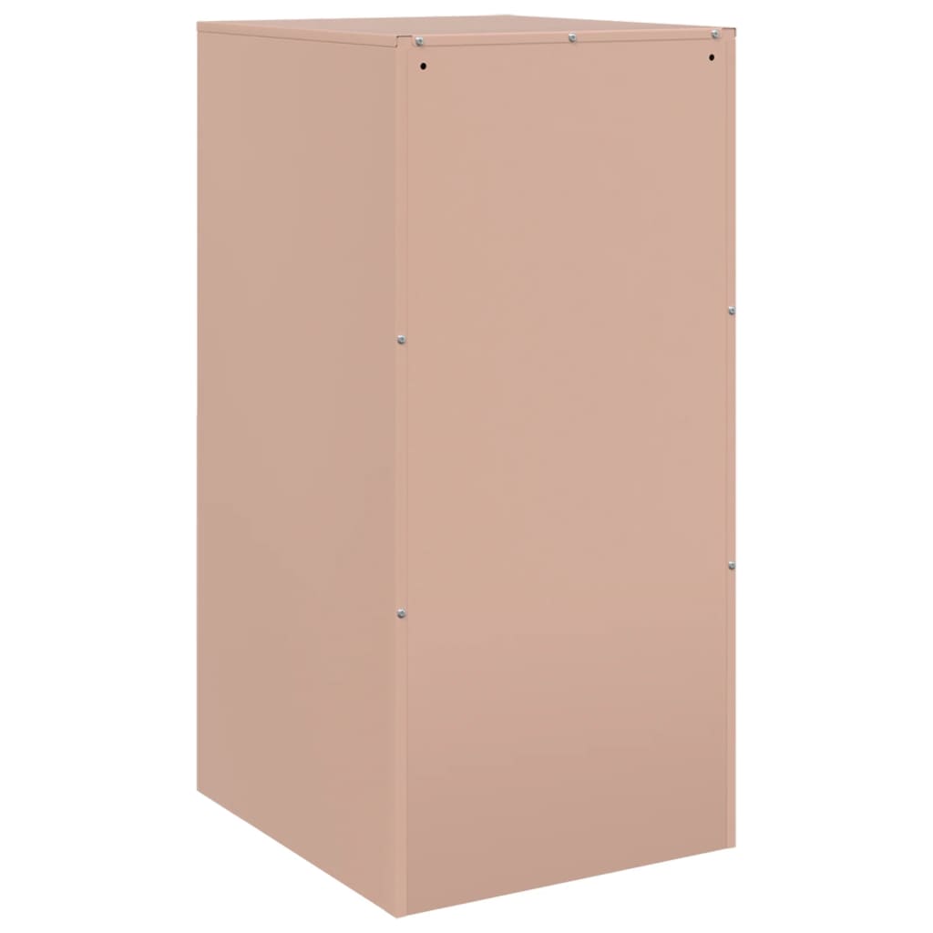Dressoir 34,5x39x73 cm staal roze is nu te koop bij PeponiXL, paradijselijk wonen!