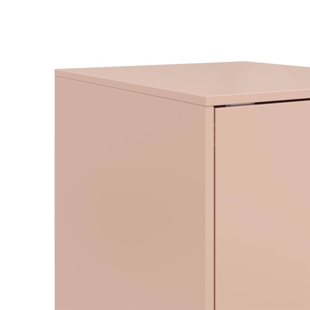 Dressoir 34,5x39x73 cm staal roze is nu te koop bij PeponiXL, paradijselijk wonen!