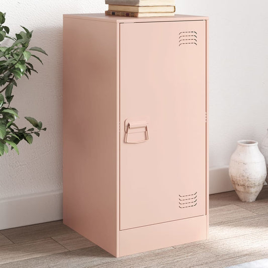 Dressoir 34,5x39x73 cm staal roze is nu te koop bij PeponiXL, paradijselijk wonen!