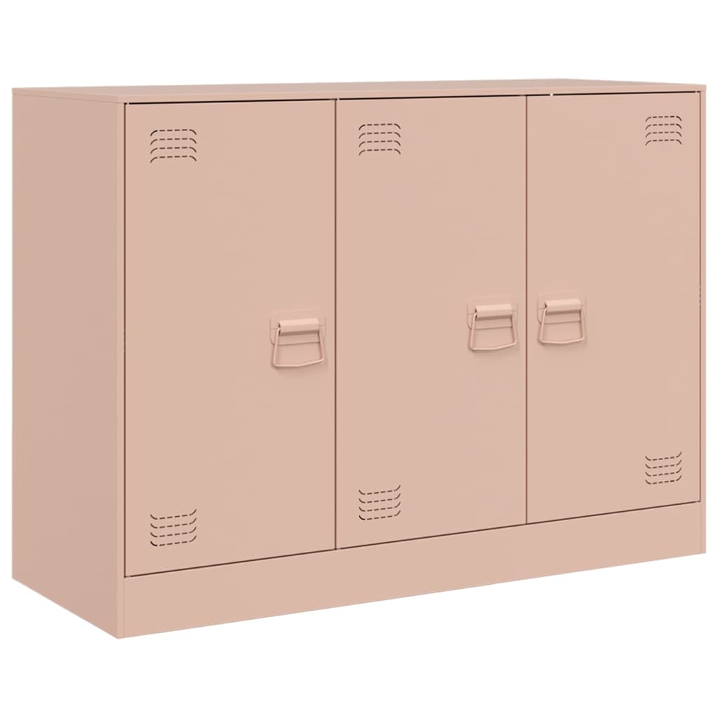 Dressoir 99x39x73 cm staal roze is nu te koop bij PeponiXL, paradijselijk wonen!