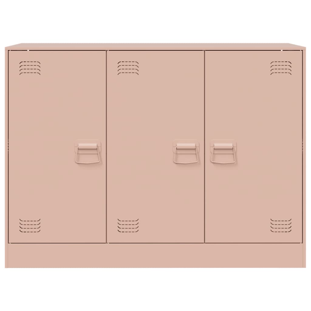Dressoir 99x39x73 cm staal roze is nu te koop bij PeponiXL, paradijselijk wonen!