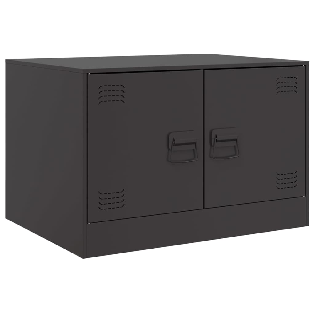 Salontafel 67x50x44 cm staal zwart is nu te koop bij PeponiXL, paradijselijk wonen!