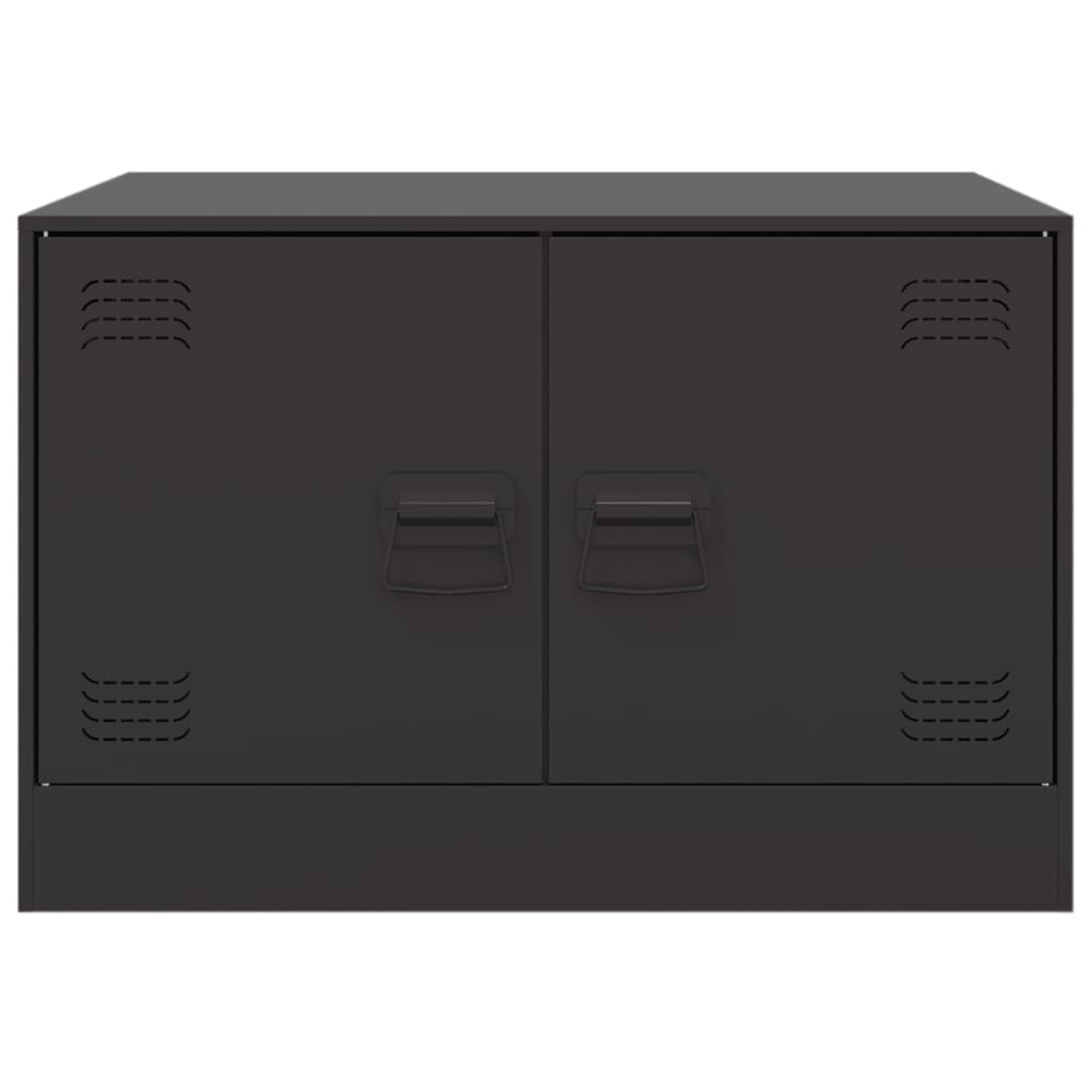 Salontafel 67x50x44 cm staal zwart is nu te koop bij PeponiXL, paradijselijk wonen!