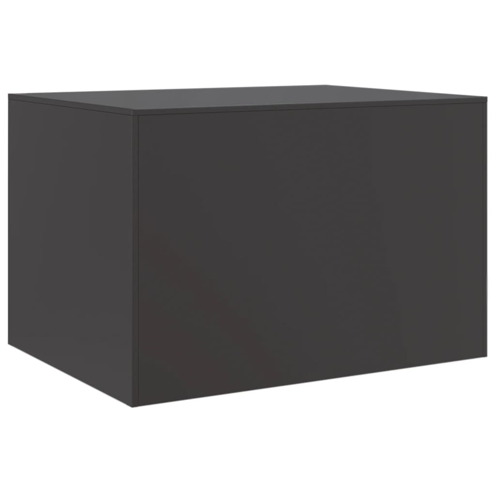 Salontafel 67x50x44 cm staal zwart is nu te koop bij PeponiXL, paradijselijk wonen!