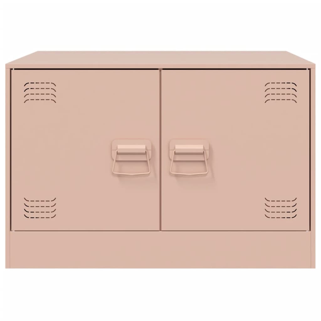 Salontafel 67x50x44 cm staal roze is nu te koop bij PeponiXL, paradijselijk wonen!