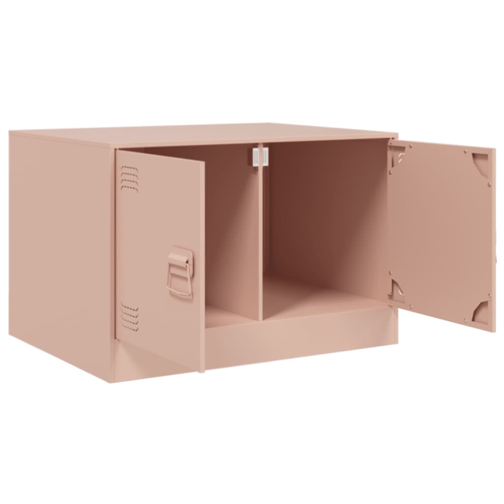 Salontafel 67x50x44 cm staal roze is nu te koop bij PeponiXL, paradijselijk wonen!