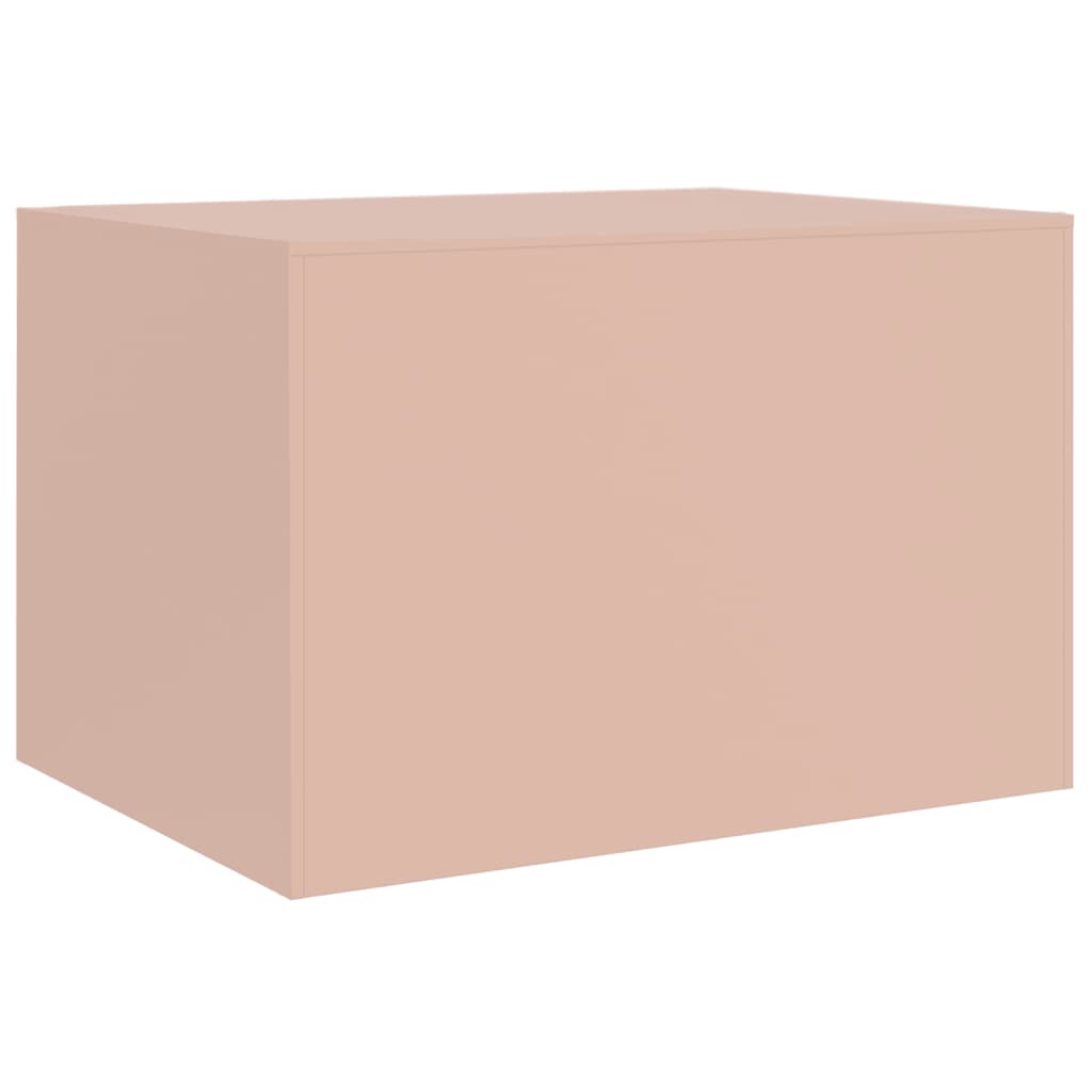Salontafel 67x50x44 cm staal roze is nu te koop bij PeponiXL, paradijselijk wonen!