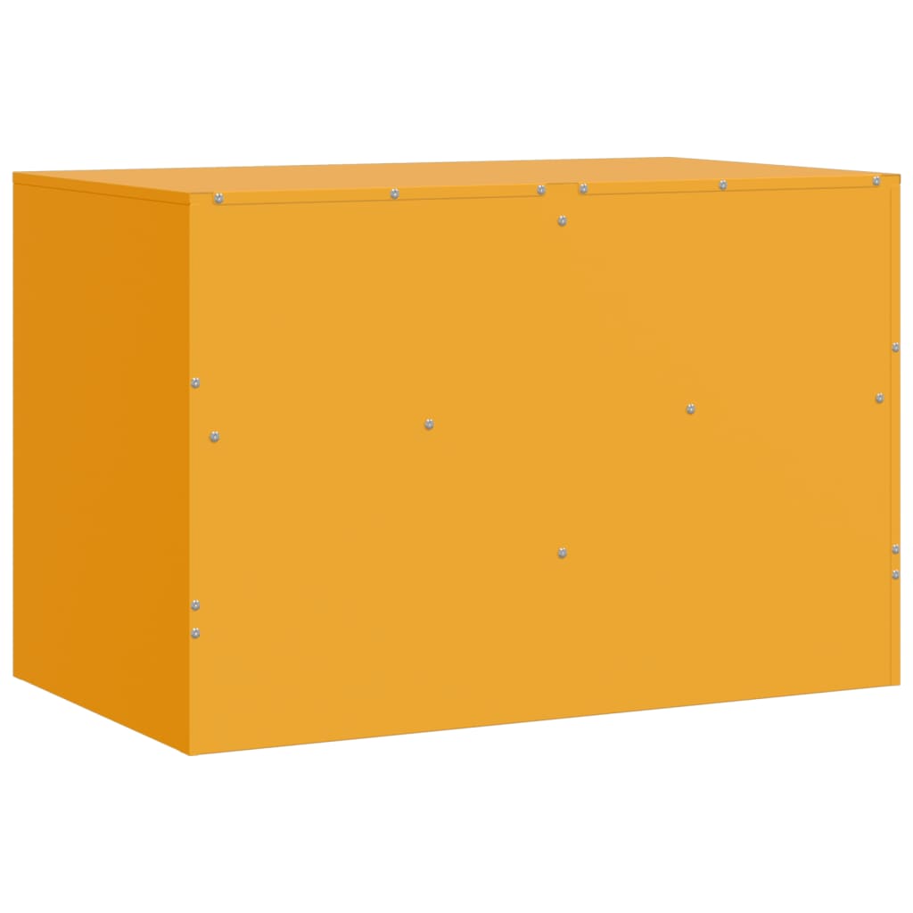 Tv-meubel 67x39x44 cm staal mosterdgeel is nu te koop bij PeponiXL, paradijselijk wonen!