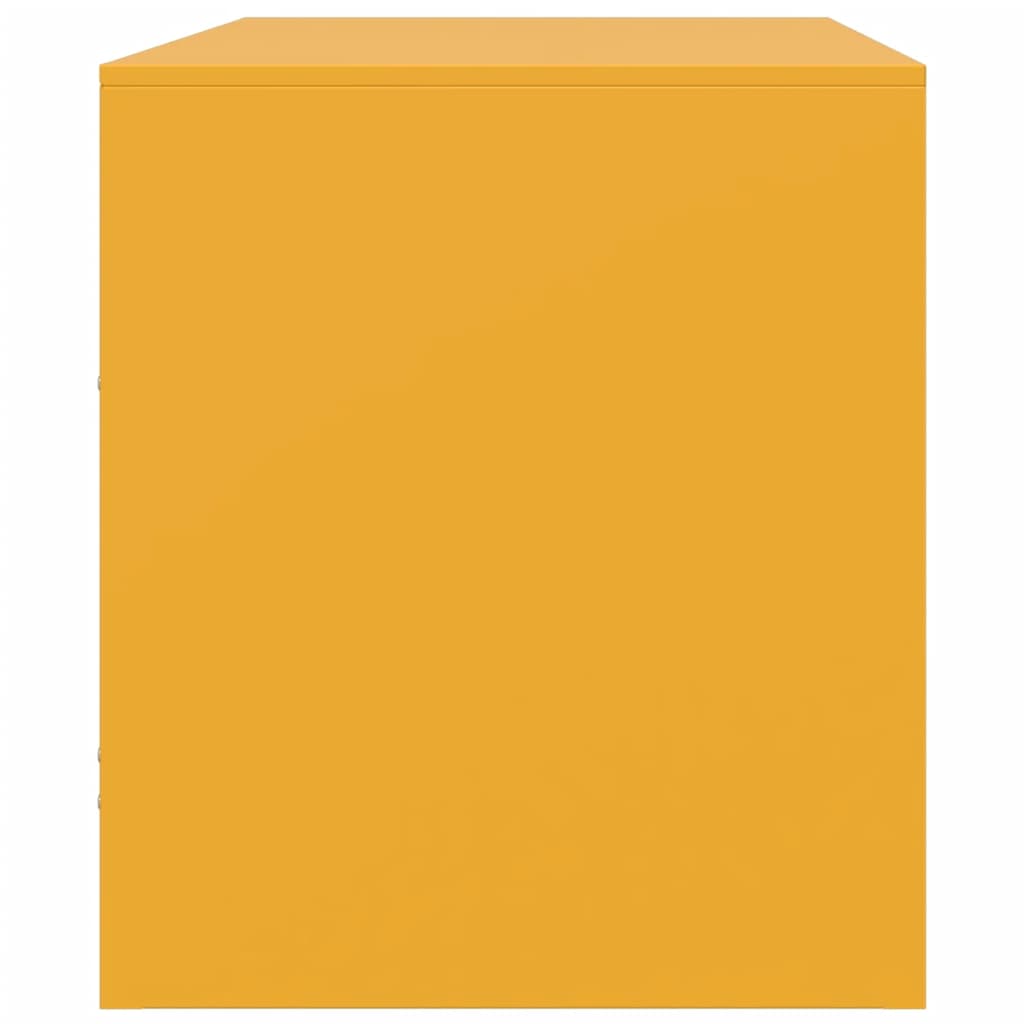 Tv-meubelen 2 st 67x39x44 cm staal mosterdgeel is nu te koop bij PeponiXL, paradijselijk wonen!