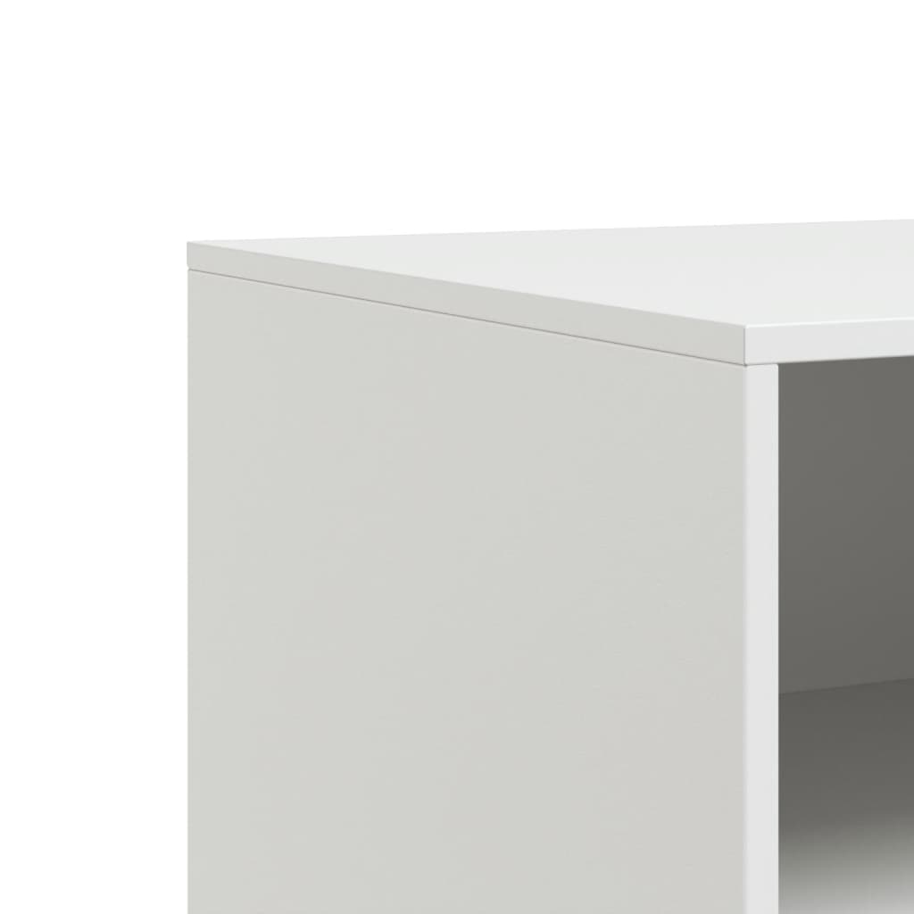 Tv-meubel 67x39x44 cm staal wit is nu te koop bij PeponiXL, paradijselijk wonen!