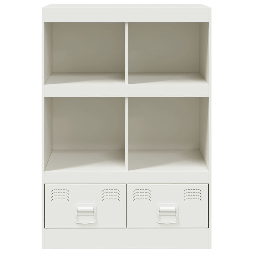 Hoge kast 67x39x95 cm staal wit is nu te koop bij PeponiXL, paradijselijk wonen!