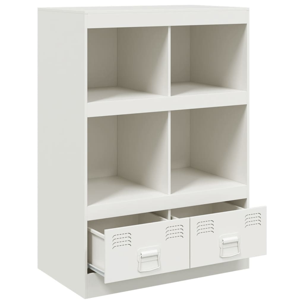Hoge kast 67x39x95 cm staal wit is nu te koop bij PeponiXL, paradijselijk wonen!