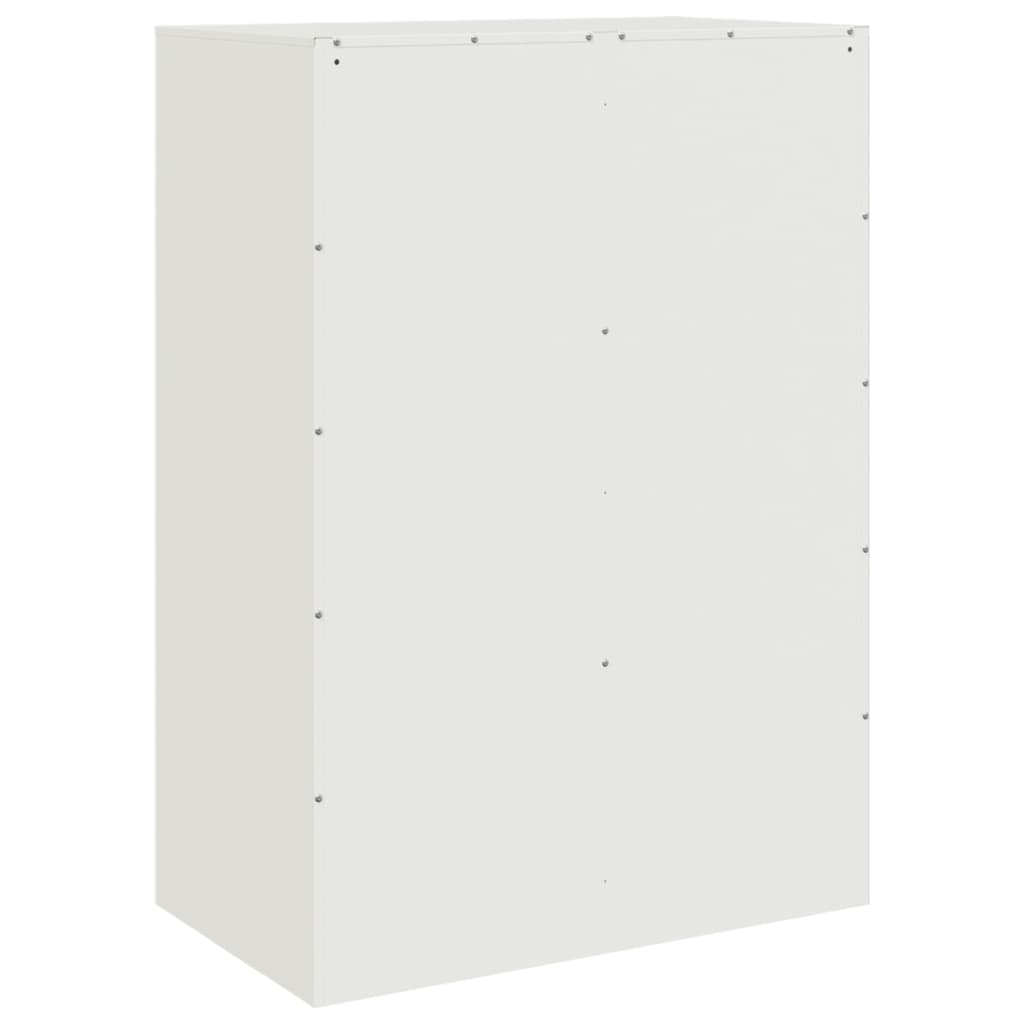 Hoge kast 67x39x95 cm staal wit is nu te koop bij PeponiXL, paradijselijk wonen!
