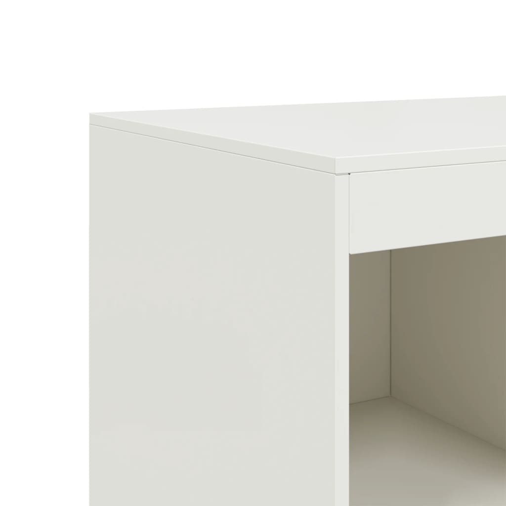 Hoge kast 67x39x95 cm staal wit is nu te koop bij PeponiXL, paradijselijk wonen!