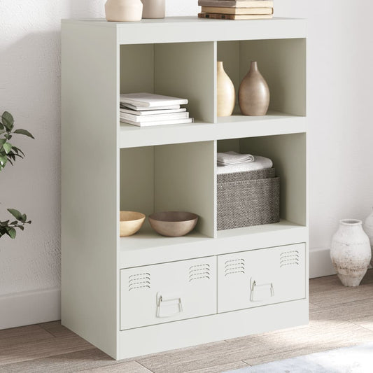 Hoge kast 67x39x95 cm staal wit is nu te koop bij PeponiXL, paradijselijk wonen!