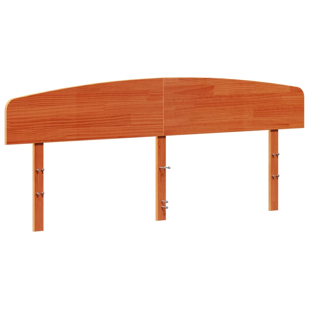 Hoofdbord 180 cm massief grenenhout wasbruin is nu te koop bij PeponiXL, paradijselijk wonen!